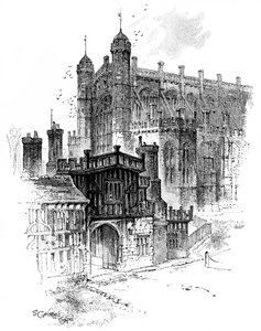 St Georges Kapel, Windsor, Berkshire, ca. 1888