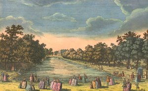 St James Park & Buckingham House, ca. 1763 door Unbekannt