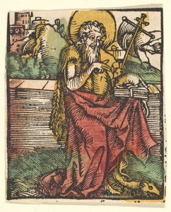 St. Johannes de Doper kopie door Unbekannt