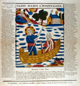 St. Julianus, patroonheilige van reizigers, 19e eeuw door Unbekannt