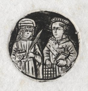 St. Laurentius en St. Lucia, c. 1487 door Unbekannt