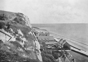 St. Margarets Bay - Het Hotel, vanaf de kliffen