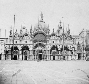 Basiliek van San Marco, Venetië, Italië, eind 19e of begin 20e eeuw