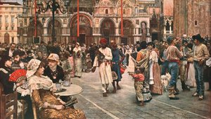 San Marcoplein, Venetië, 1883, c1902 door Unbekannt