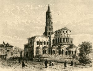 St. Sernin, Toulouse, 1890 door Unbekannt