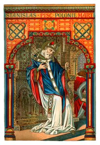 Stanislaus, 11e-eeuwse Poolse bisschop en martelaar, 1886 door Unbekannt