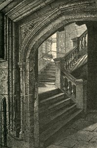 Trap naar de Kapel en de Bovenste School, 1911 door Unbekannt