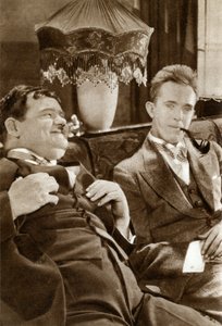 Stan Laurel en Oliver Hardy, Amerikaans komisch duo, 1933