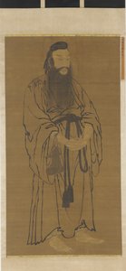 Staand figuur van Lü Dongbin, Ming-dynastie, 1368-1644 door Unbekannt