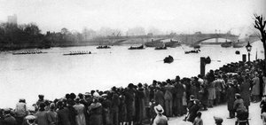 Start van de Oxford en Cambridge Bootrace, Londen, 1926-1927