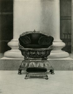 Staatszetel van Tippu Sultan in het regeringshuis door Unbekannt