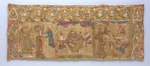 Stola met het Martelaarschap van St. Catharina, Duits, ca. 1200