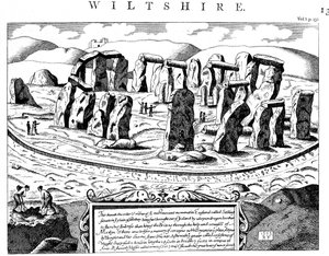 Stonehenge, Wiltshire, 18e eeuw