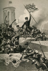 Bestorming van Chapultepec, 1878 door Unbekannt
