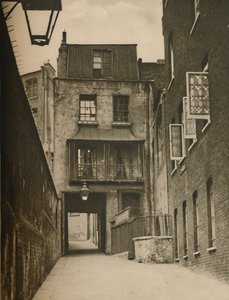 Strand Lane en de ingang naar het Romeinse bad, ca. 1935 door Unbekannt