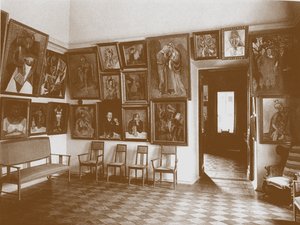 Studie bekend als de Picasso Kamer in Shchukins huis door Unbekannt