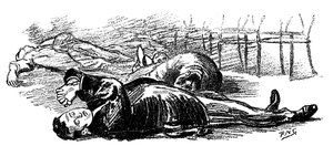 Onderwerpen gehypnotiseerd door het geluid van een gong, 1891