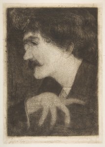 Suggestie door Whistler voor zijn Portret, 1870s door Unbekannt
