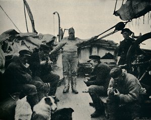 Zondagmiddag aan boord, 1895 door Unbekannt