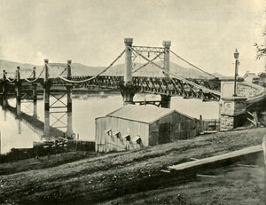Hangbrug over de Fitzroy, 1901