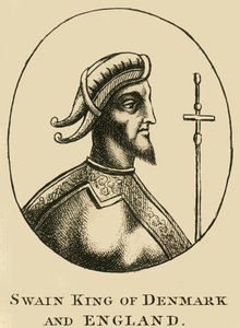 Swain Koning van Denemarken en Engeland