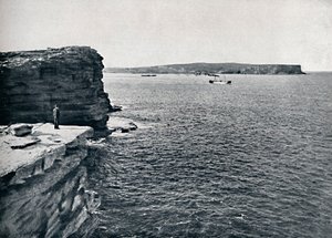 Sydney Heads, bij de Kloof bij Watsons Bay, ca. 1900