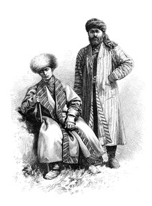 Tadzjieken van Bukhara, Oezbekistan, 1895