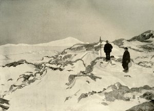 In bezit nemen van Kaap Bernacchi, Victoria Land, ca. 1908