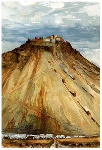 Taklakot Fort, Tibet, 1898 door Unbekannt