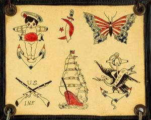 Tattoo Flash, 20e eeuw door Unbekannt
