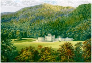 Taymouth Castle, Perthshire, Schotland, huis van de Graaf van Breadalbane, ca. 1880 door Unbekannt
