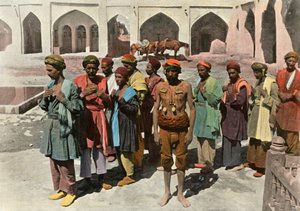 Teheran. Processie van Dervish Martelaren, 1900 door Unbekannt