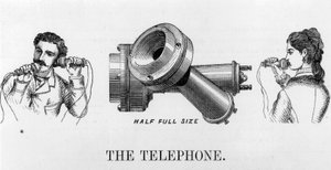 Telefonie, telefoonadvertentie voor de telefoon