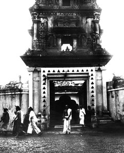 Tempel, Singapore, 1900 door Unbekannt