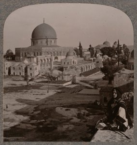 Tempelomheining, Jeruzalem, ca. 1900