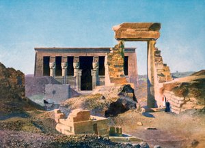 Tempel van Hathor, Dendera, Egypte, 20e eeuw