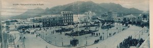 Tetuan - Algemeen uitzicht op het Plaza de España, ca. 1910