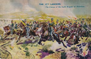 De 17e Lancers. De Charge van de Lichte Brigade bij Balaclava, 1854, 1939 door Unbekannt