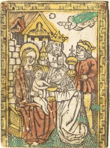 De Aanbidding der Wijzen, ca. 1470-1480 door Unbekannt