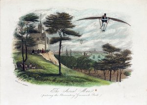 De luchtman, Greenwich, Londen