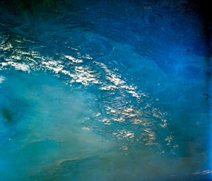 De Alpen vanuit de ruimte. NASA-foto