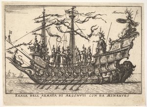 De Argonauten geleid door Minerva, uit de serie door Unbekannt