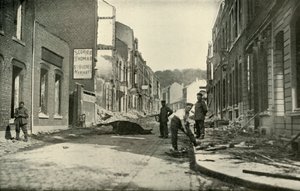 De Avenue De Maastricht, Visé, 1919 door Unbekannt