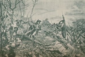 De slag bij Jemmapes, nabij Mons, België, 6 november 1792, 1896 door Unbekannt