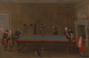 De biljartkamer