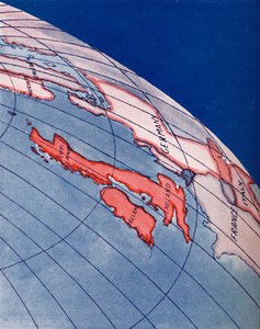 De Britse eilanden en Noord-Europa om 18.00 uur op midzomerdag, 1935 door Unbekannt
