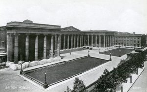 Het British Museum, Great Russell Street, Londen, 20e eeuw