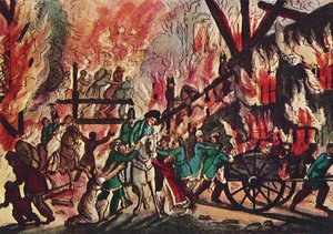 De brand van Moskou: een groot militair en ruiterspektakel, 1942