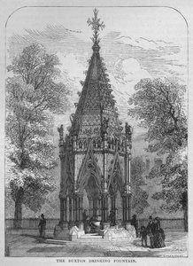 De Buxton Drinkfontein, Westminster, Londen, ca. 1870-1878 door Unbekannt