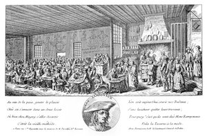 Het cabaret van Ramponneau door Unbekannt